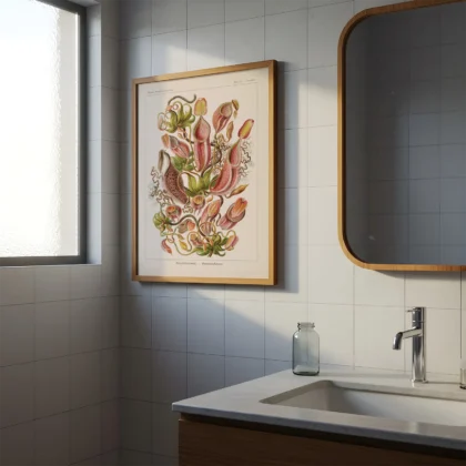 Nepenthes Wall Art by Ernst Haeckel