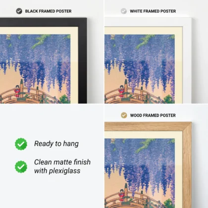 Kamedonofuji-Garten – Hasui Kawase Wandbild