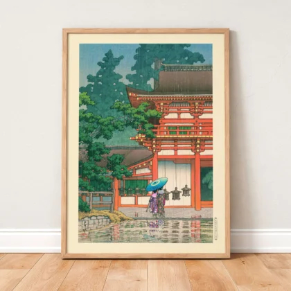 Kasuga-Schrein – Hasui Kawase Wandbild