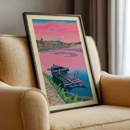 Akita Tsuchizaki – Hasui Kawase Wandbild