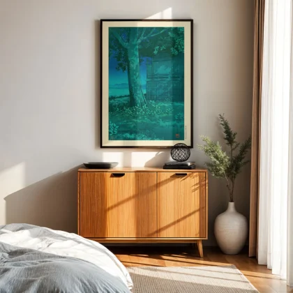 Hachirōgata Lagoon, Art Print by Hasui Kawase