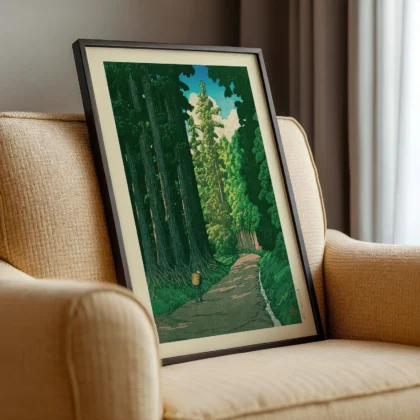 Road to Nikko – Hasui Kawase Art Print
