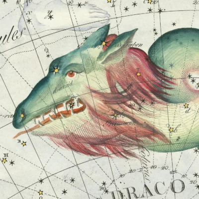 Antique Constellation Map Poster – Vintage Celestial Star Chart - Image 4