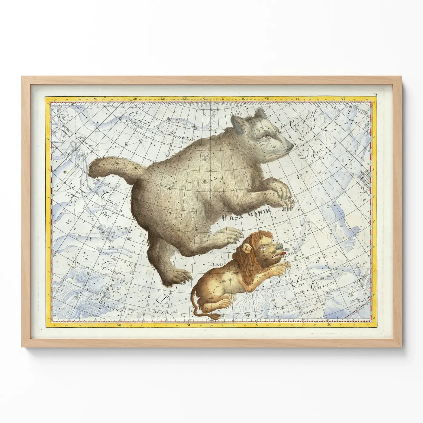 Ursa Major wall art constellation poster