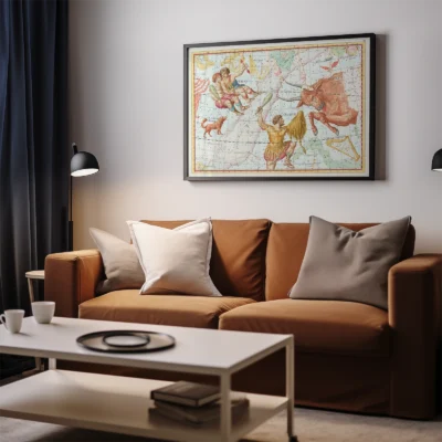 Taurus constellation living room wall decor