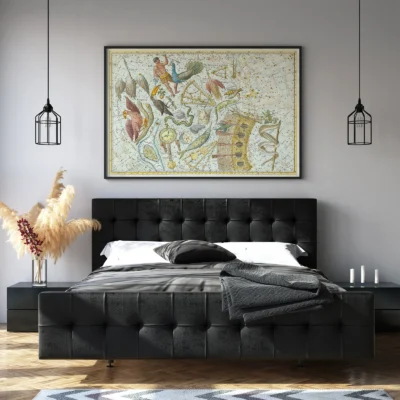 Phoenix constellation bedroom wall art