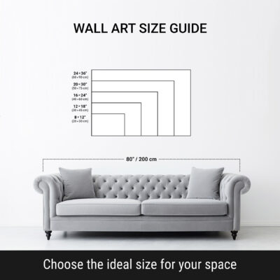 Wall Art Size Guide – Horizontal Poster Format