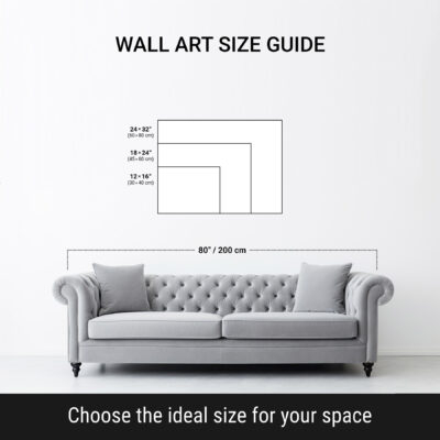 Wall Art Size Guide – Horizontal Poster Format