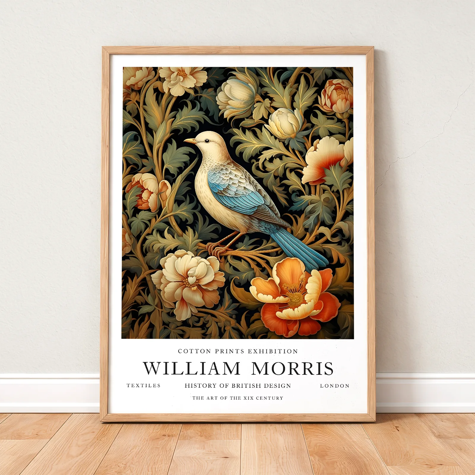 William Morris Poster – Vintage Bird Print