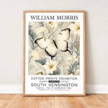 William Morris – Butterfly Wall Art