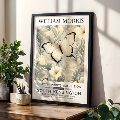 William Morris – Butterfly Wall Art