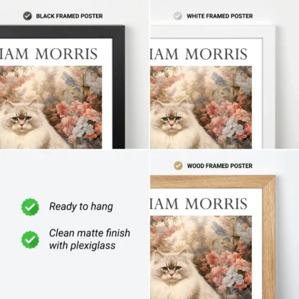 William Morris – Cat Wall Art