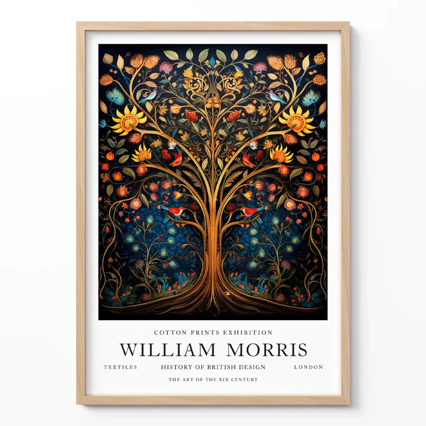Tree of life poster William Morris poster