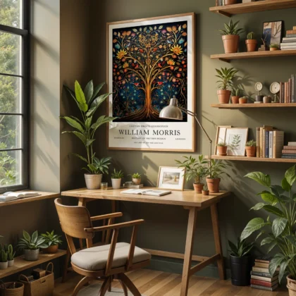 William Morris – Tree of Life Wall Art