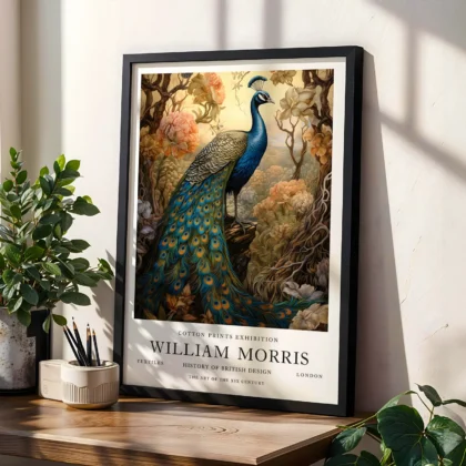 William Morris – Peacock Wall Art