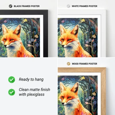 Fox poster frame options