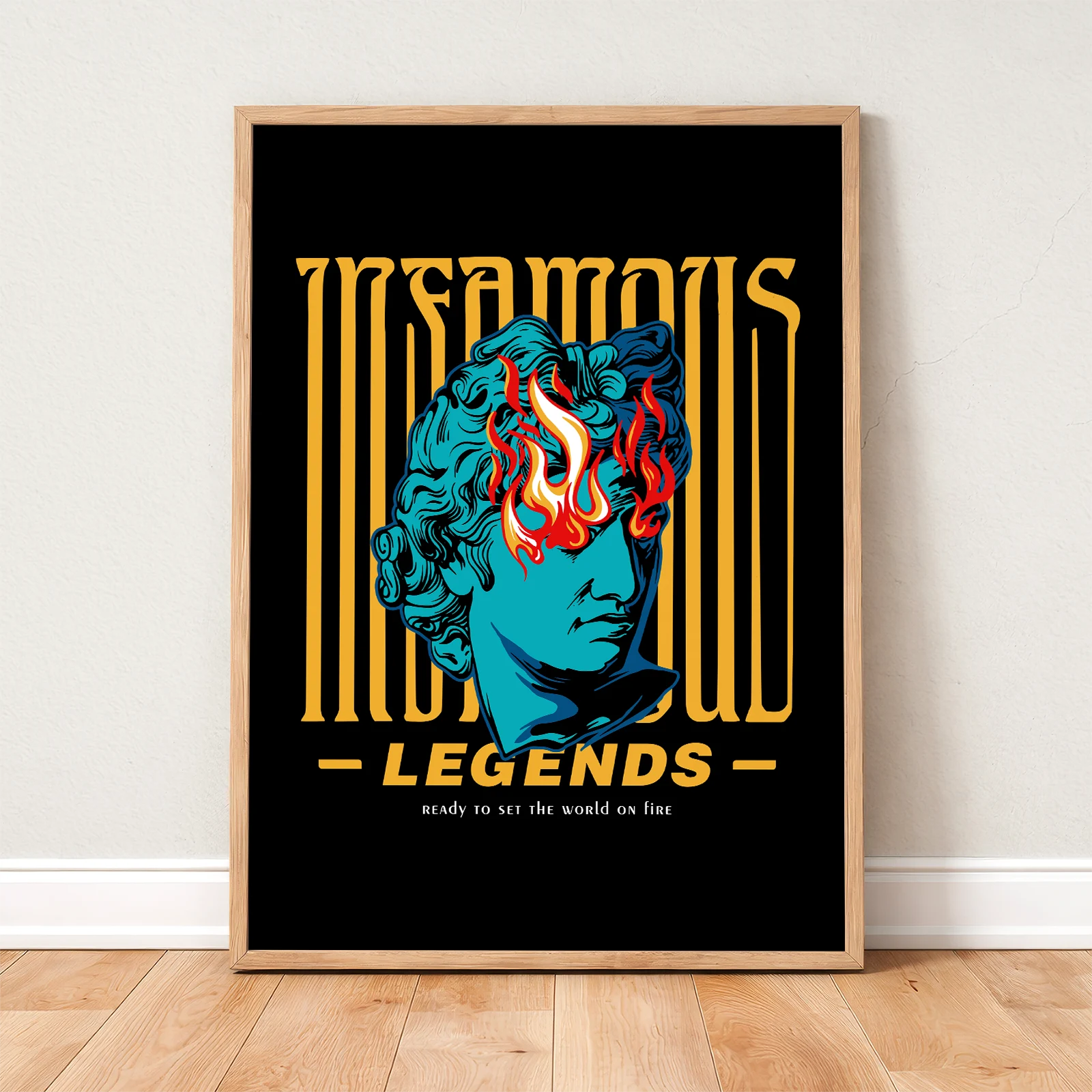 David Statue Poster – Modern Wall Art