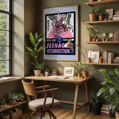 Drachen Wandbild – Teenage Resurrection
