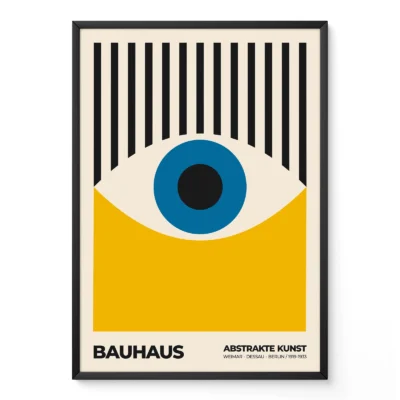 Bauhaus Eye Print – Yellow