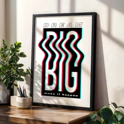 Dream Big Wall Art – Make It Happen