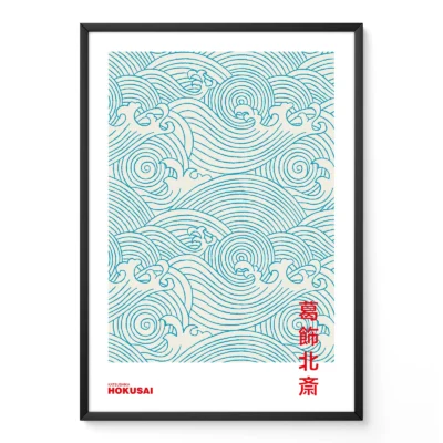 Hokusai Japanese Waves Print