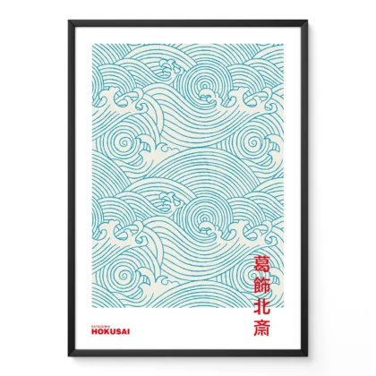 Hokusai Japanese Waves Print