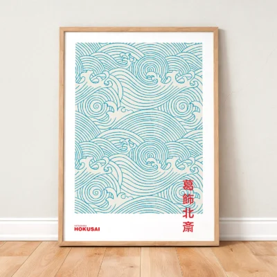 Hokusai Japanese Waves Print