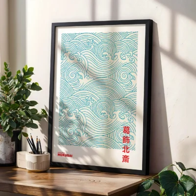 Hokusai Japanese Waves Print