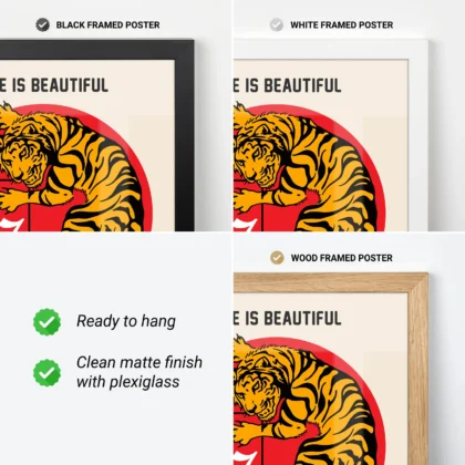 Japanese Tiger Wall Art