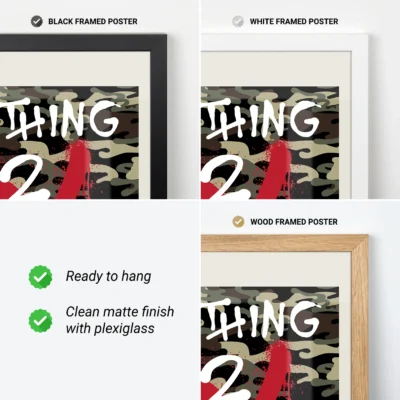 Nothing to lose poster frame options graffiti wall art