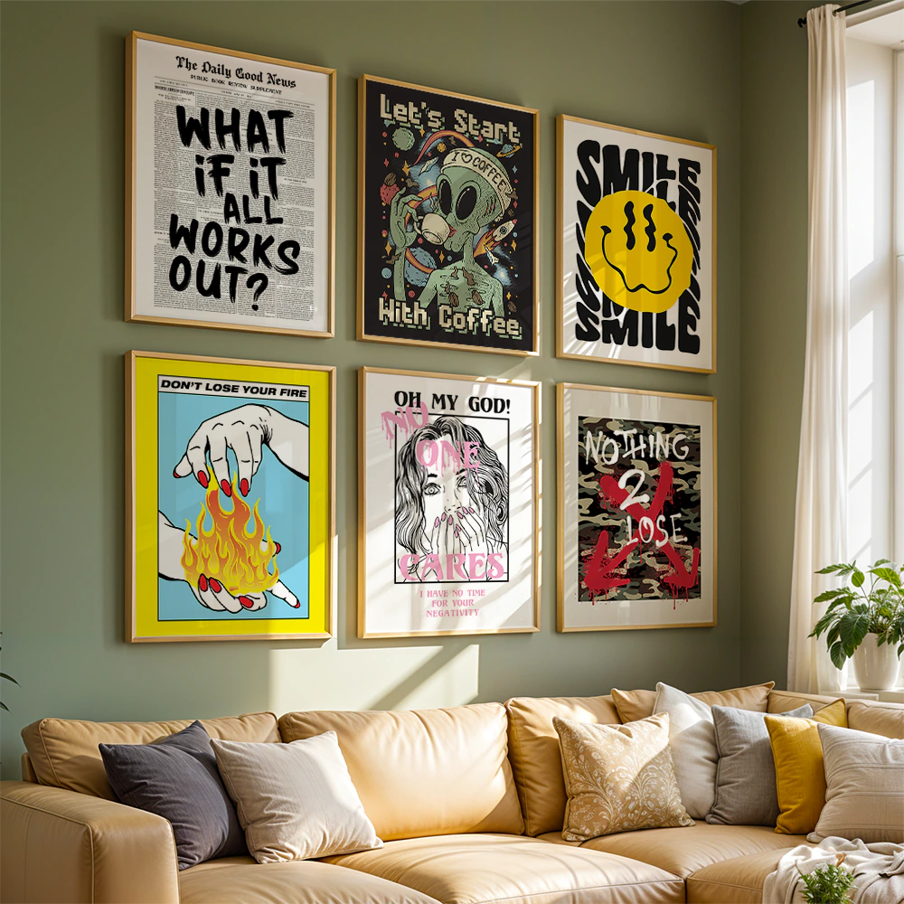 Retro Posters Wall Art