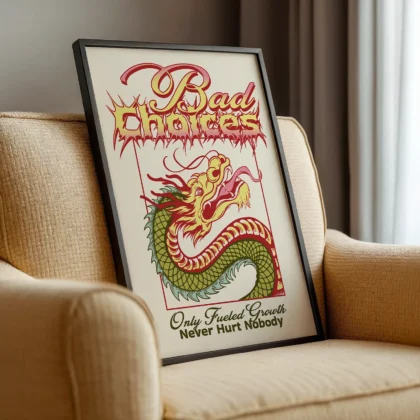 Dragon Wall Art – Bad Choices