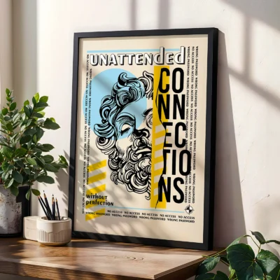 Greek statue poster modern interior wall decor