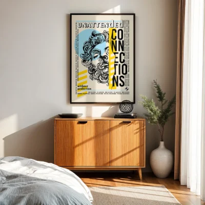 Greek statue poster bedroom wall art decor