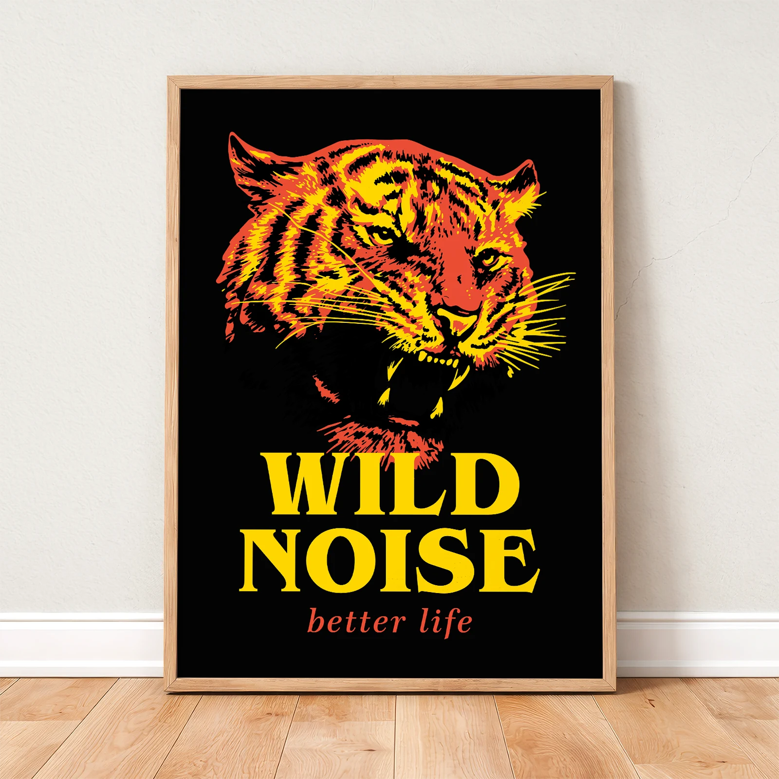 Tiger Poster – Wild Noise Wall Art
