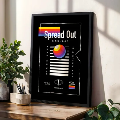VHS-Kassette Wandbild