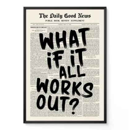 What If It All Works Out – Retro Black