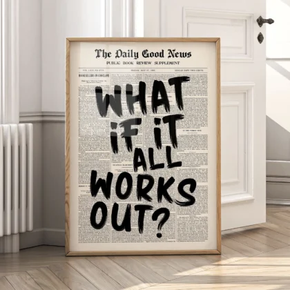 What If It All Works Out – Retro Black