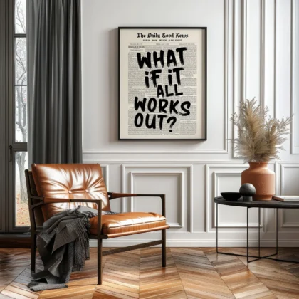 What If It All Works Out – Retro Black