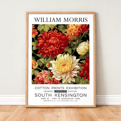 William Morris – Dahlia Wall Art