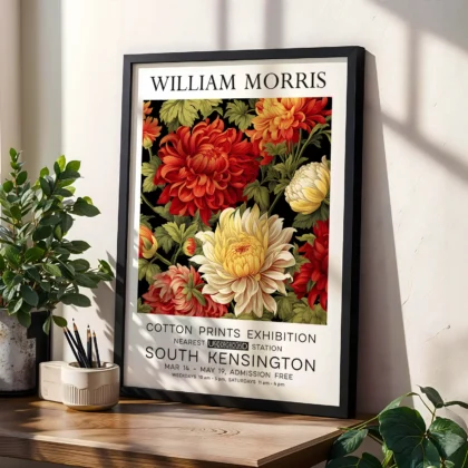 William Morris – Dahlia Wall Art