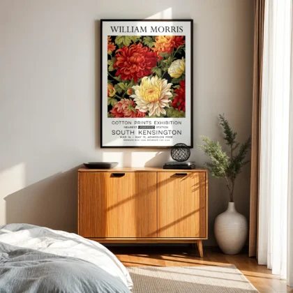 William Morris – Dahlia Wall Art