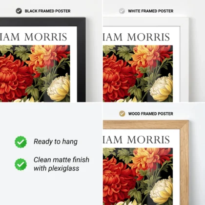 William Morris – Dahlia Wall Art