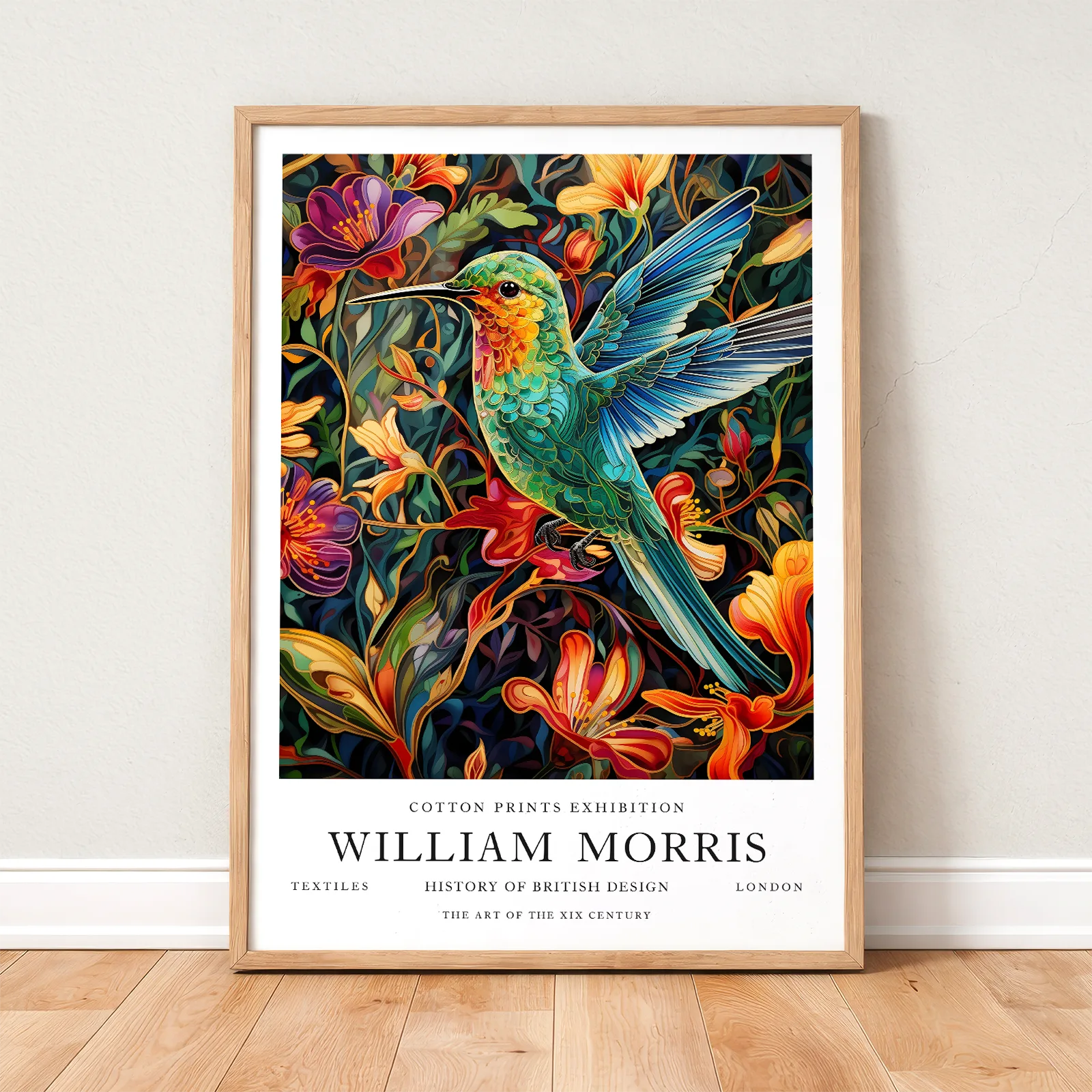 William Morris Hummingbird Poster