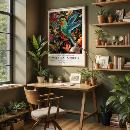 William Morris – Hummingbird Wall Art