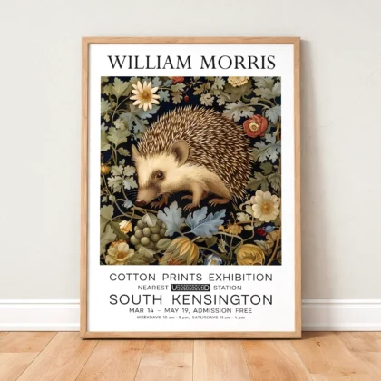 William Morris – Hedgehog Art Print