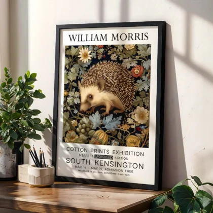 William Morris – Hedgehog Art Print