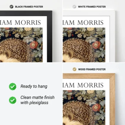 William Morris – Hedgehog Art Print
