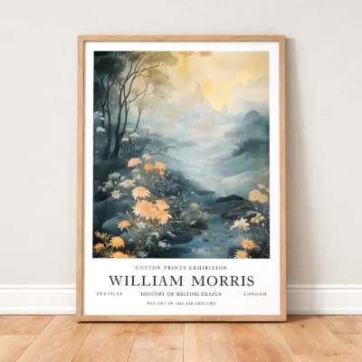 Landscape print framed wall art