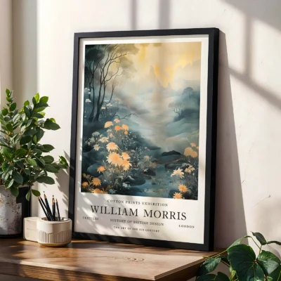 Landscape print living room decor